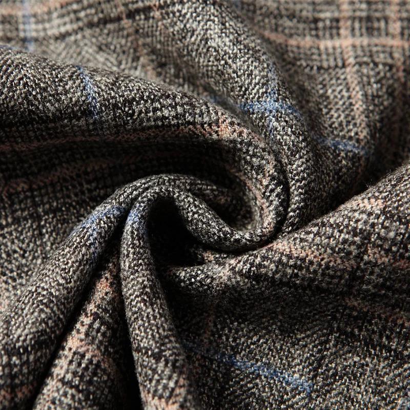 Blazer Homme Tendance Rayé avec Poches, Veste Décontractée Chic pour Homme, Col Rabattu Vintage, Man