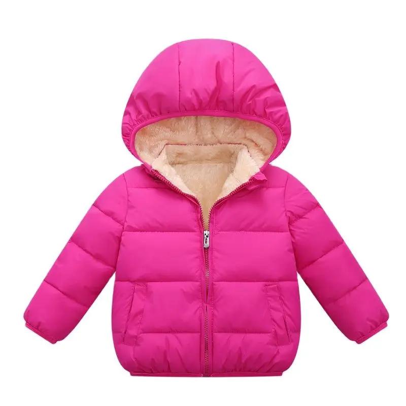 Manteaux pour enfants Manteaux épais d'hiver pour garçons Vêtements d'extérieur épais en peluche pou