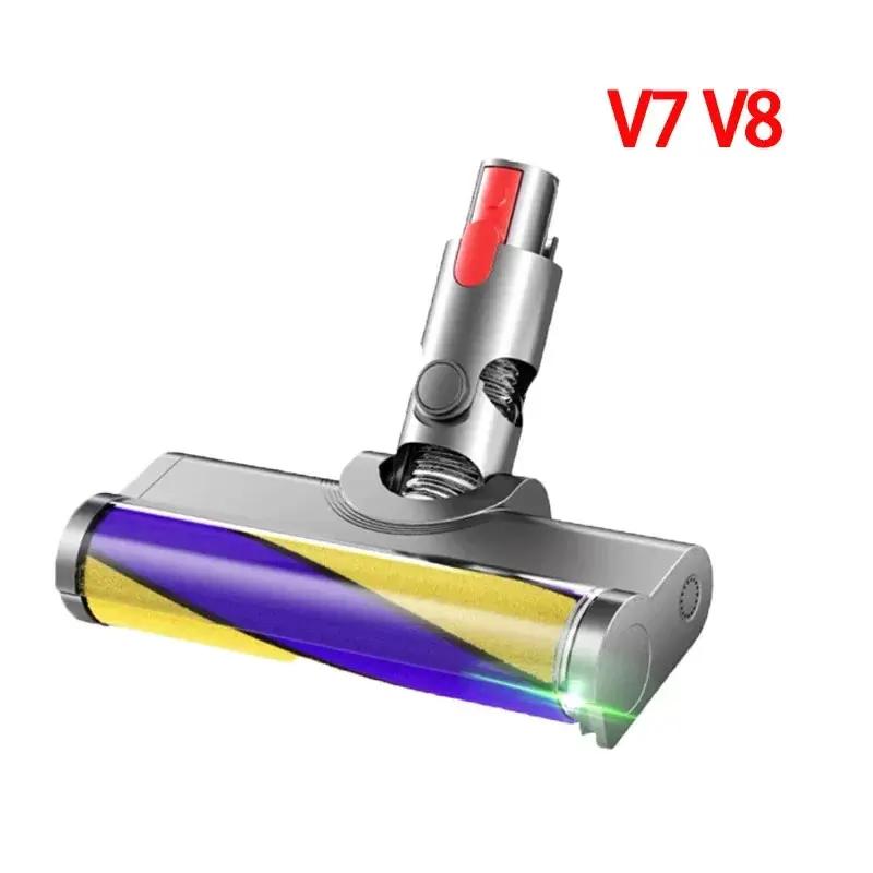 Brosse de sol Laser pour Dyson V10 V15 V11 V8 V7 V10 Slim V12 G5, tête d'aspiration douce Laser, acc