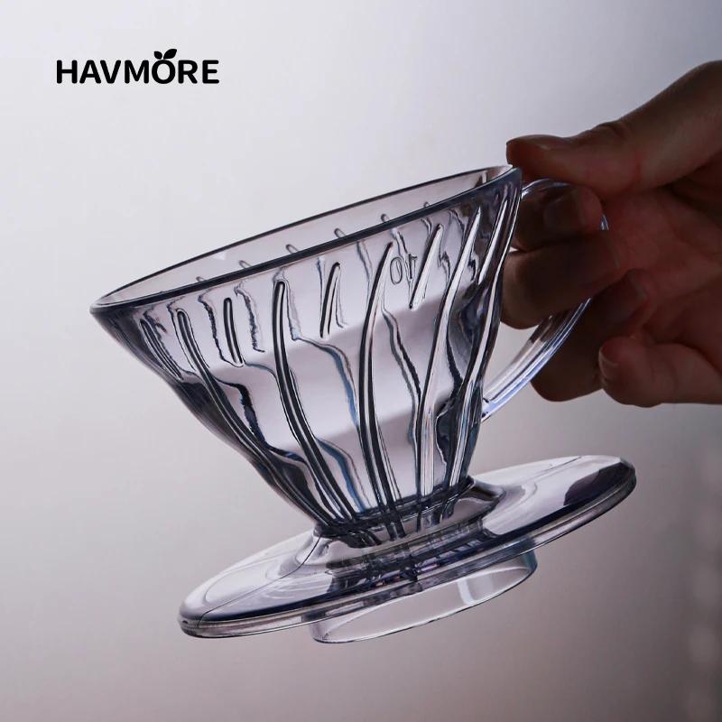 Filtre à café en résine goutteur de café réutilisable, pour verser sur le café Barista, brassage de 
