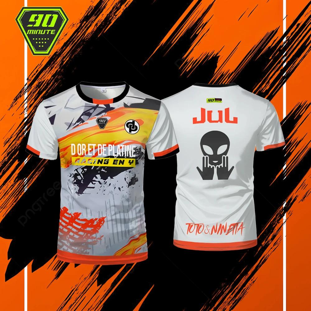 Été Chaude Maollot Jul T-shirt 90 Minute Sport Maillot Respirant En Plein Air À Séchage Rapide Chemi