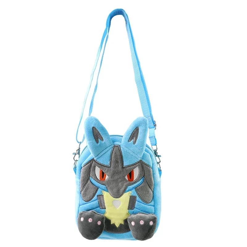 Gengar Mimikyu ronflex Rowlet Lucario Charmander sac à dos en peluche Pokemon Anime sac à bandoulièr