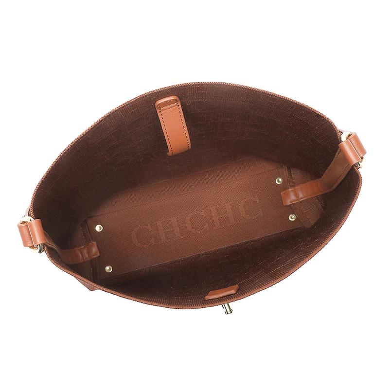 Nouveau sac hobo pour femme avec monogramme et détails de fermeture à clé, sac à bandoulière tendanc