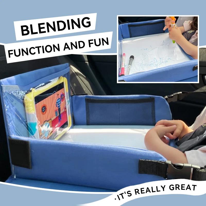 Plateau de siège de voyage pour enfants, pour voiture, Table de rangement de jouets pour enfants, pl