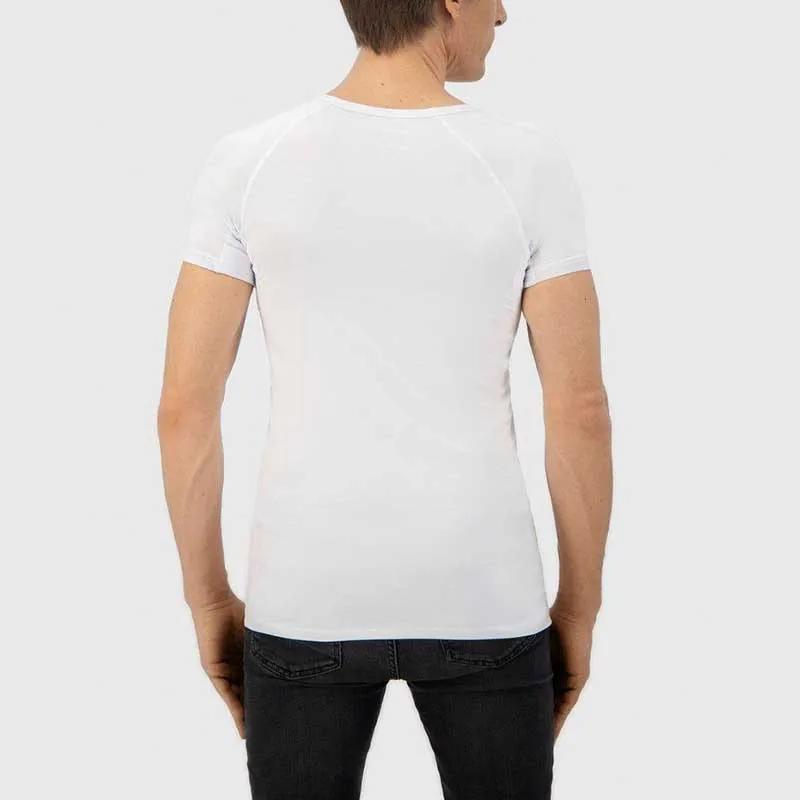 T-shirt à col en V pour homme et femme, maillot de corps anti-transpiration, garanti rester au sec