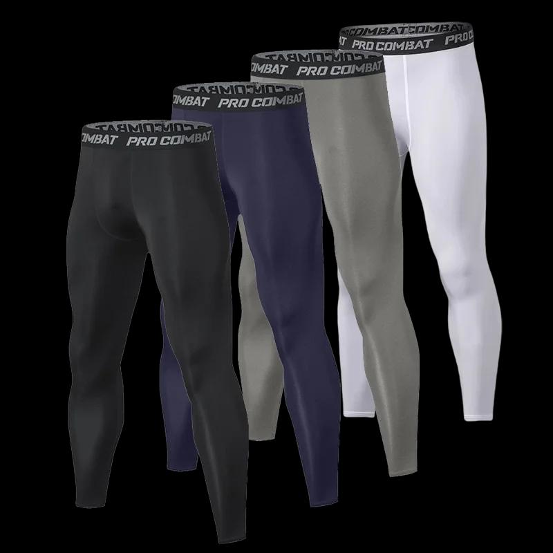 Nouveaux pantalons de sport serrés pour hommes pantalons Slim automne et hiver pantalons thermiques 