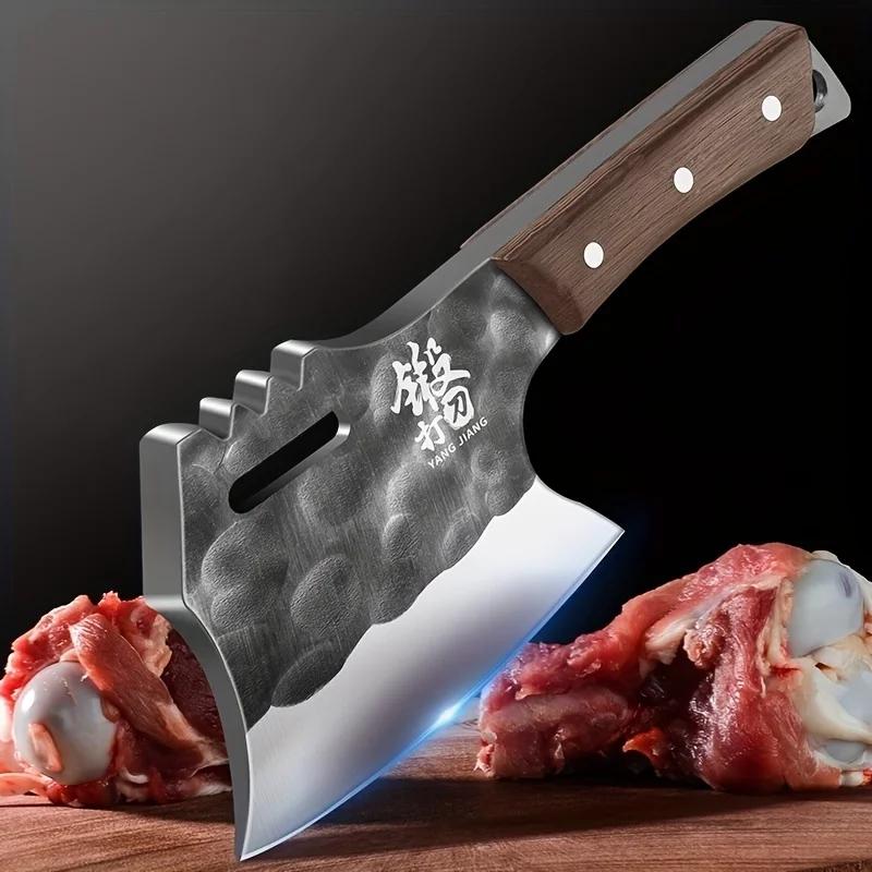 Couteau à découper épais, couteau spécial pour couper les os, couteau de boucher, adapté à la cuisin
