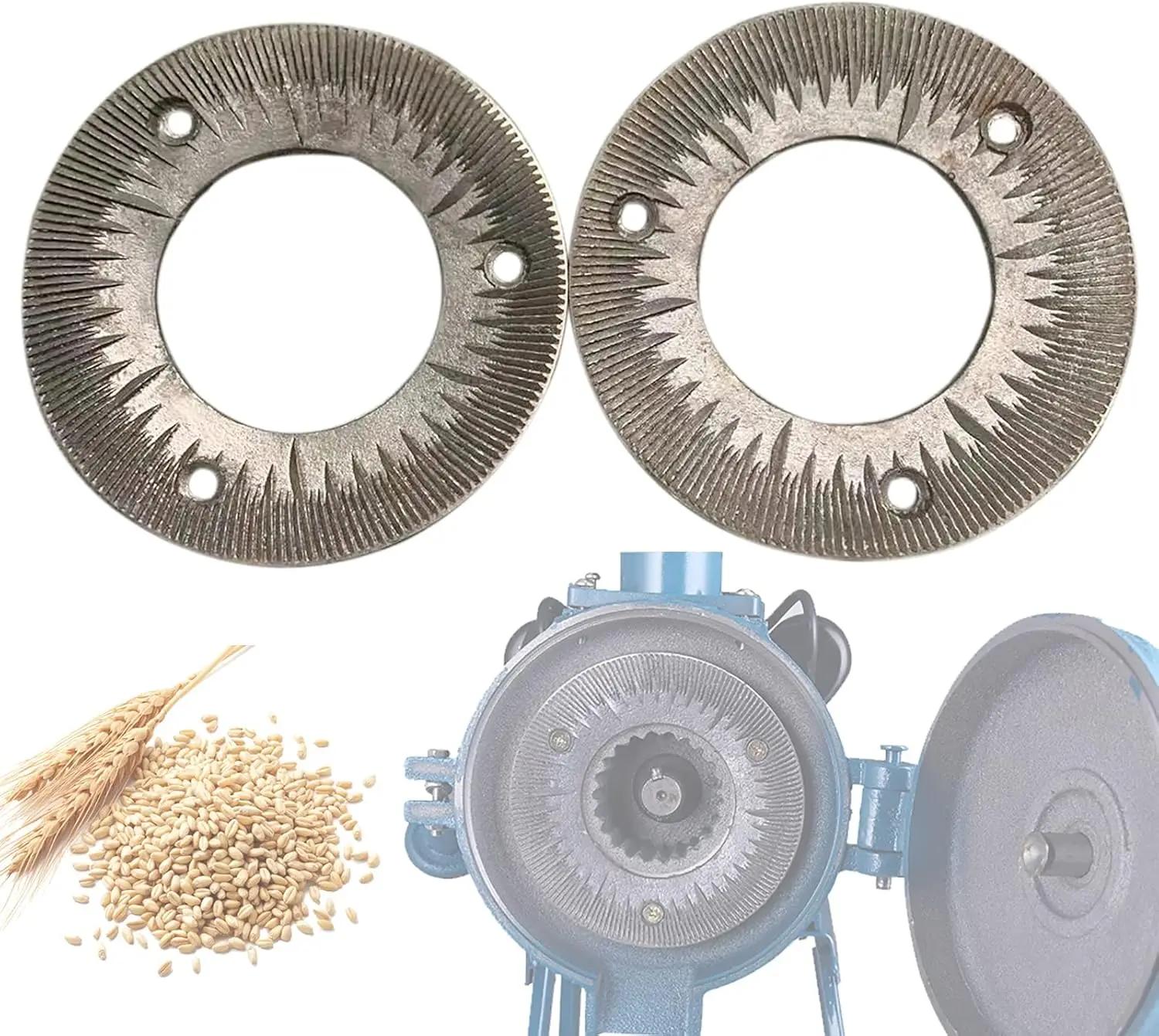 2 disques de broyage, moulin à grains électrique 3000W 110V, plaques de broyage pour grains secs, ad