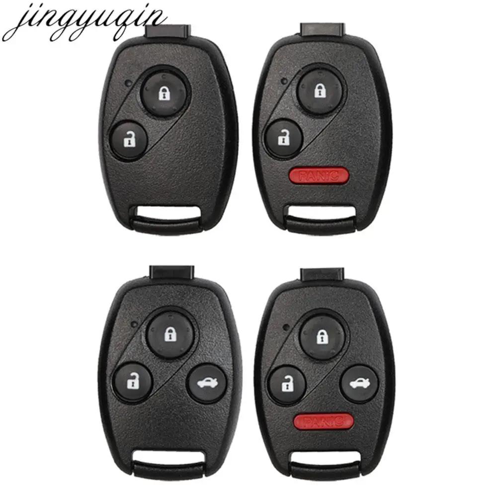 Jingyuqin coque de clé de voiture à distance pour Honda Accord Civic CRV pilote Insight 2/3/4 bouton