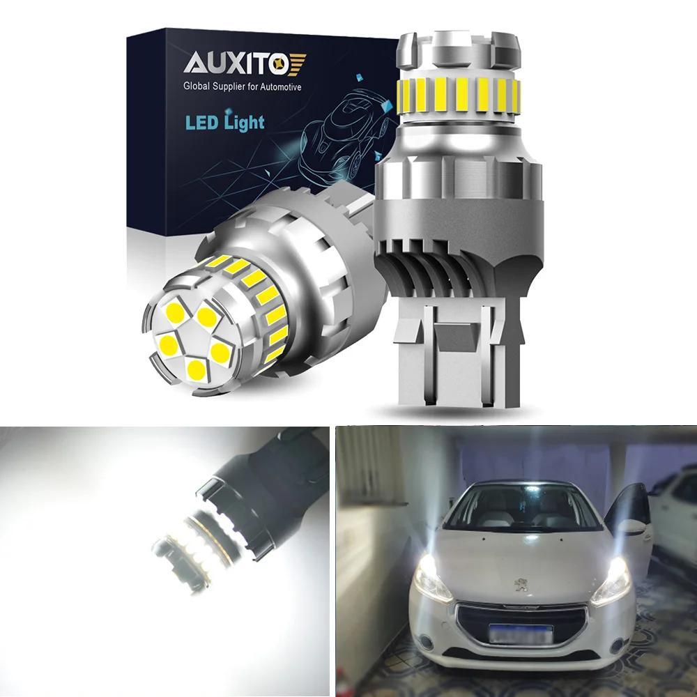 AUXITO 2 pièces T20 LED Canbus 7443 W21/5W ampoule LED 6500K blanc feu de stationnement DRL pour Peu