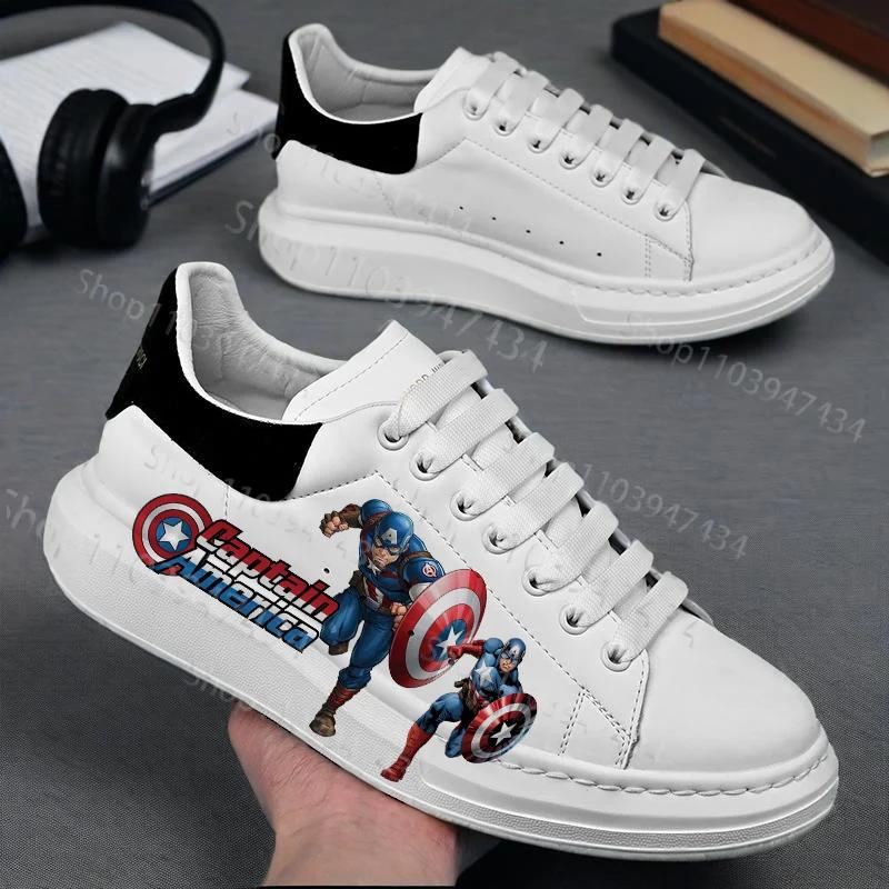 Chaussures de basket populaires pour homme avec impression Avengers, série Captain America, produits