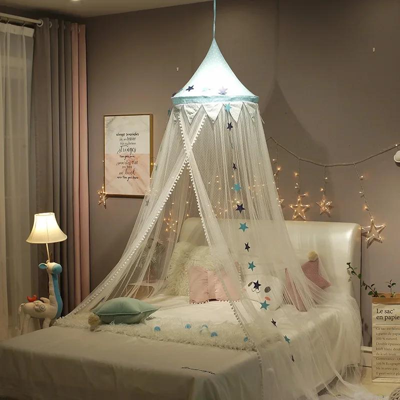 Rideau de lit pour enfants, lit de bébé, rideau d'amendements, autour du breton, moustiquaire, filet