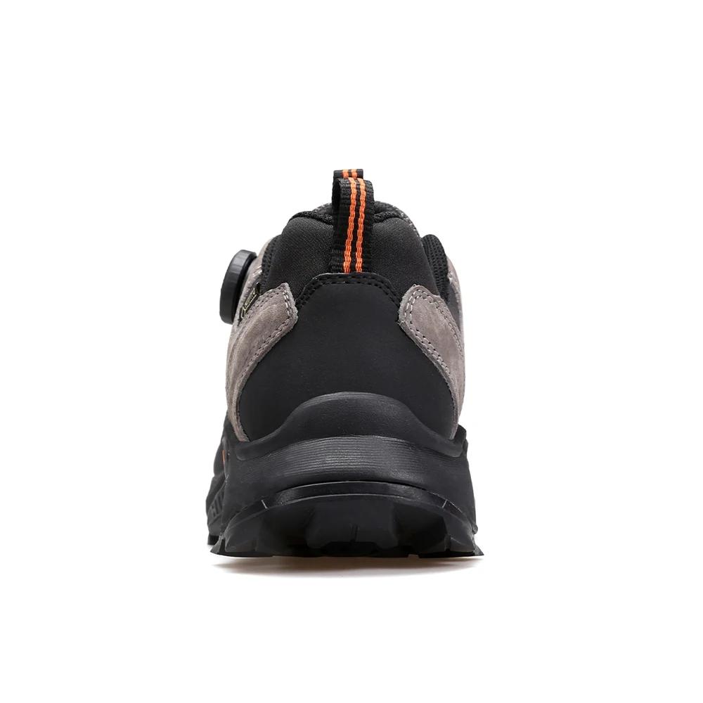HUMTTO-Chaussures de trekking en cuir pour hommes, bottes de randonnée de luxe, baskets d'escalade e