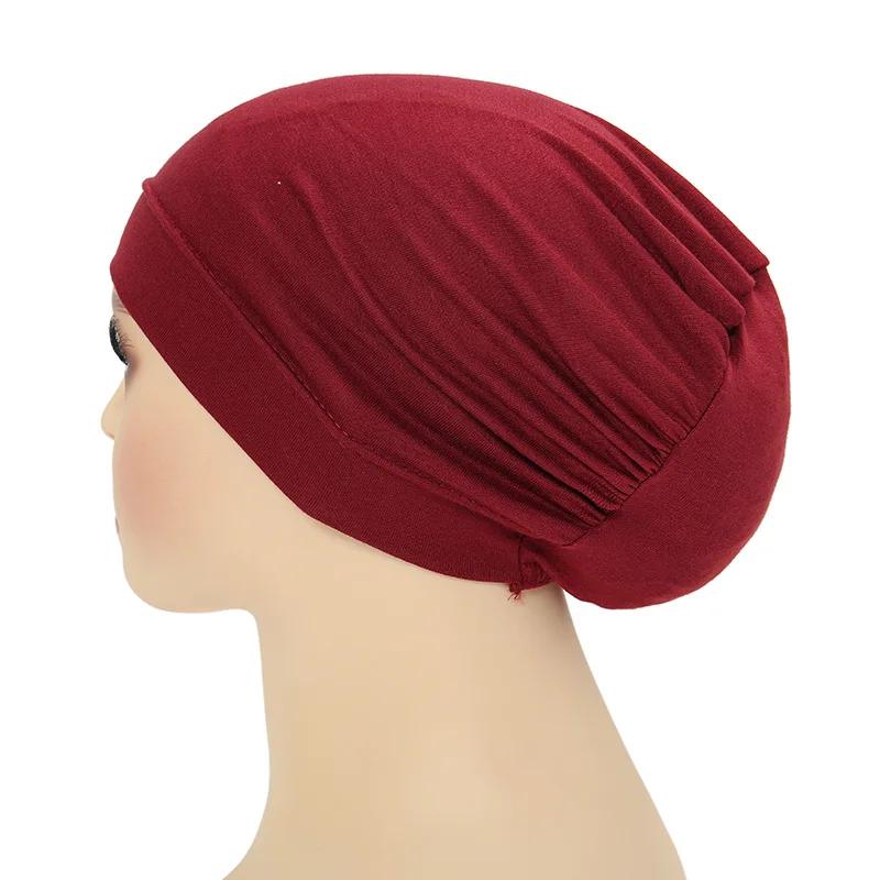 Bandeau Modal Hijab écharpe sous-capuchon Abaya Hijabs pour femme musulman Abayas Jersey Turbans Tur