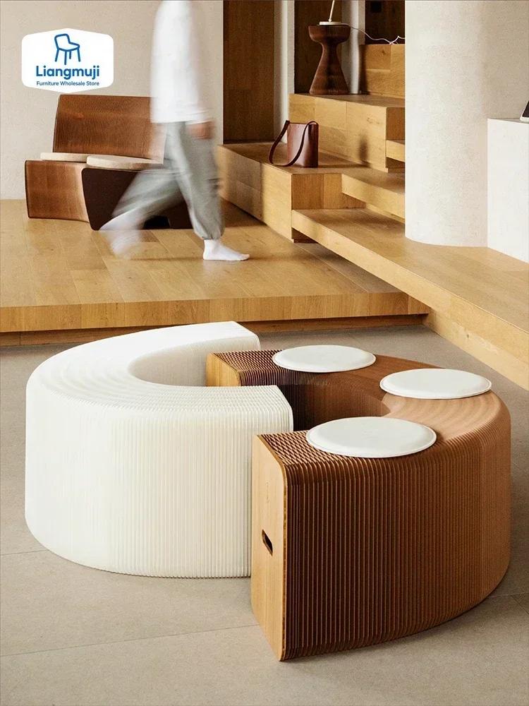Tabouret à langer 18 papiers, télescopique et pliable, tabouret de chevet, tabouret multifonctionnel