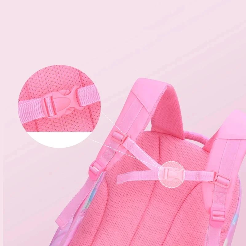 Enfants fille sac à dos sac d'école rose pour enfant enfant adolescent cartable primaire Kawaii mign