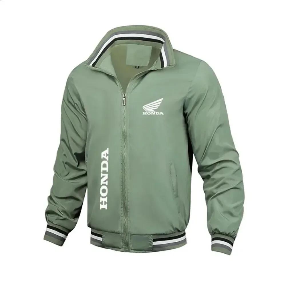 EsHonda moto Gold Wing GL1800 veste imprimée moto course équipe Bomber veste surdimensionné coupe-ve