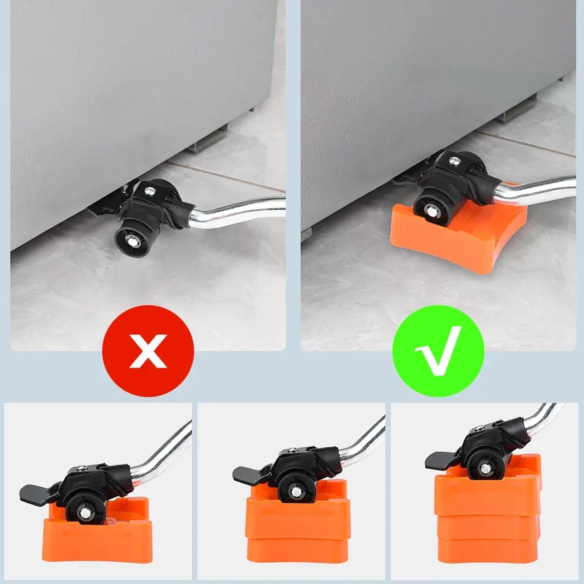 Ensemble de rouleaux de Transport mobiles pour meubles, outil de roulettes de levage de meubles robu