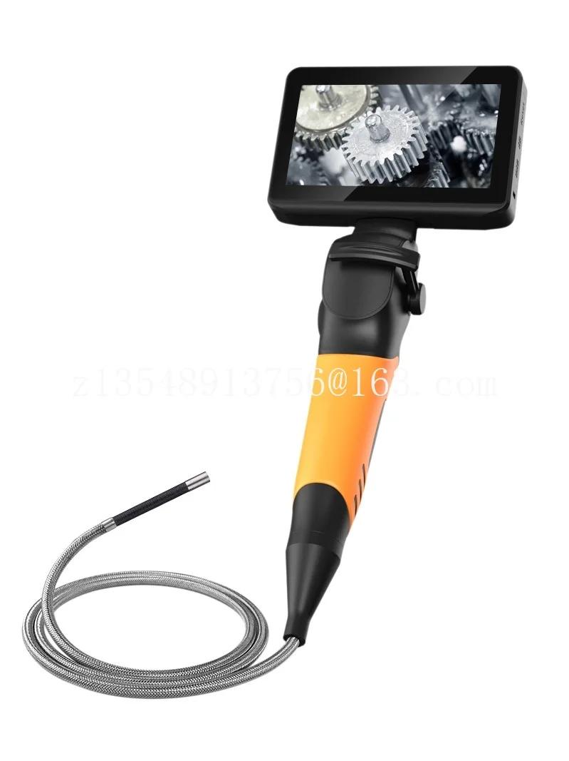 Endoscope Industriel à Charnière pour Touristes, Écran CS60 de 4.5 Pouces, 720P, 8LED, Multifonction