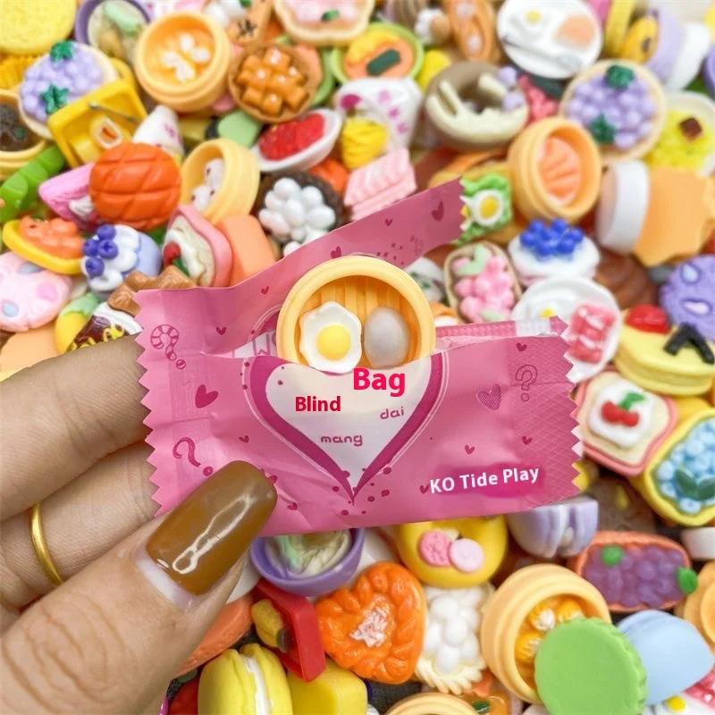 40 mini-boîtes surprises en résine en forme de bonbons, accessoires alimentaires, décorations artisa