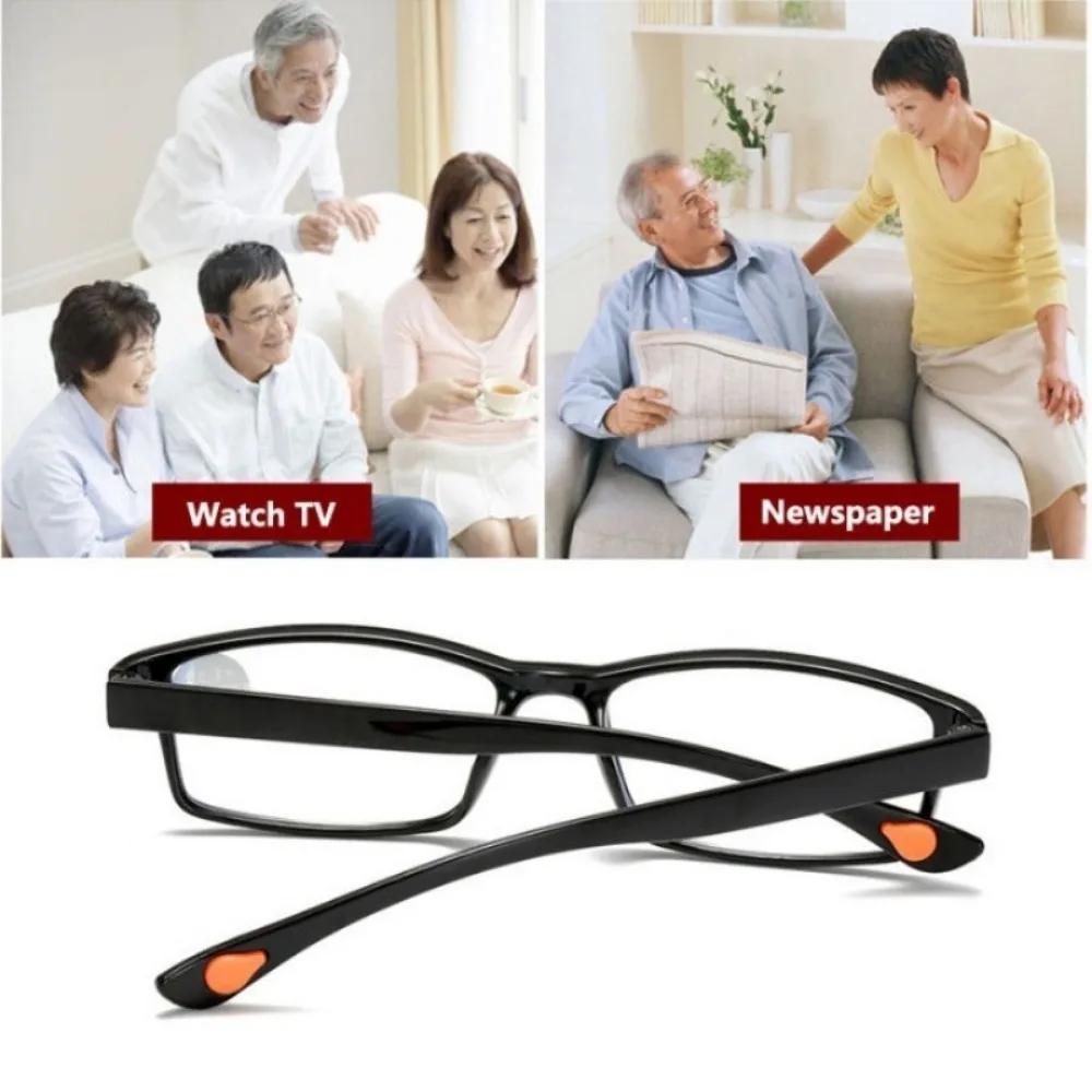 Lunettes de lecture HD anti-lumière bleue pour hommes et femmes, lunettes de lecture portables ultra