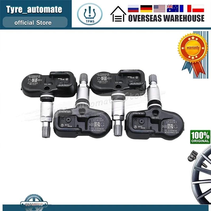 Ensemble de 4 TPMS PMV-107K 433MHz Capteur de pression d'opathie pour 2005-2012 Lexus GS ES LS Verre