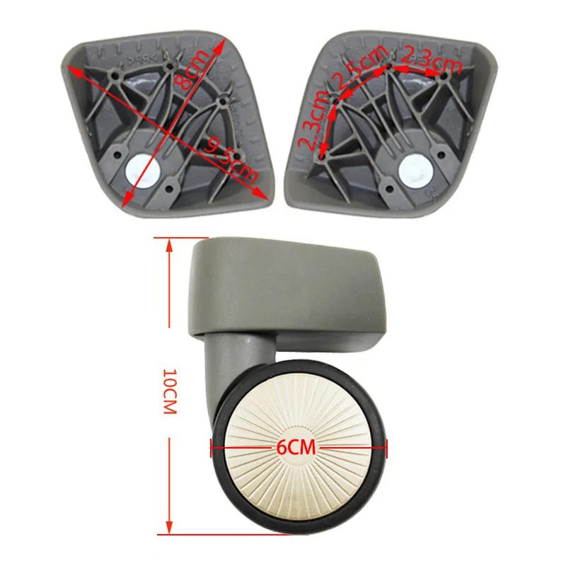 Samsonite-Roue universelle de remplacement pour chariot JY103, accessoires de bagages, lisse, résist