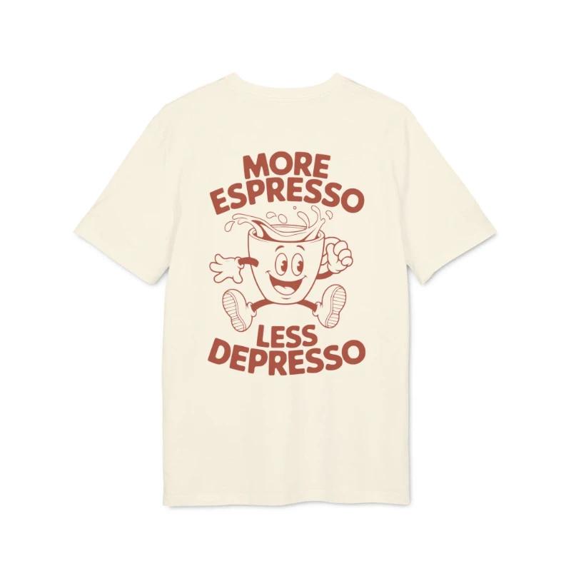Citations intéressantes de chemises pour passionnés de café, manches courtes d'été en pur coton pour