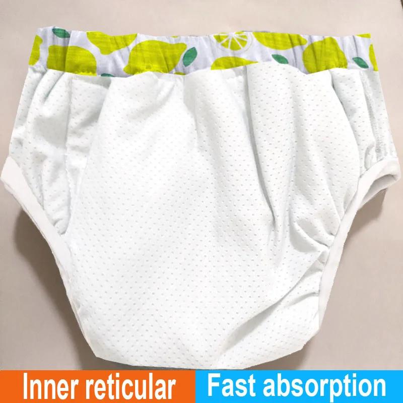 Couche-culotte en tissu lavable pour enfants, 10-45KG, pantalon d'entraînement, couches imperméables