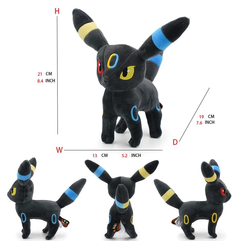 Peluche douce Leafeon Vaporeon Glaceon SylLion Espeon Umbreon Vaporeon SylLion, jouet à collectionne