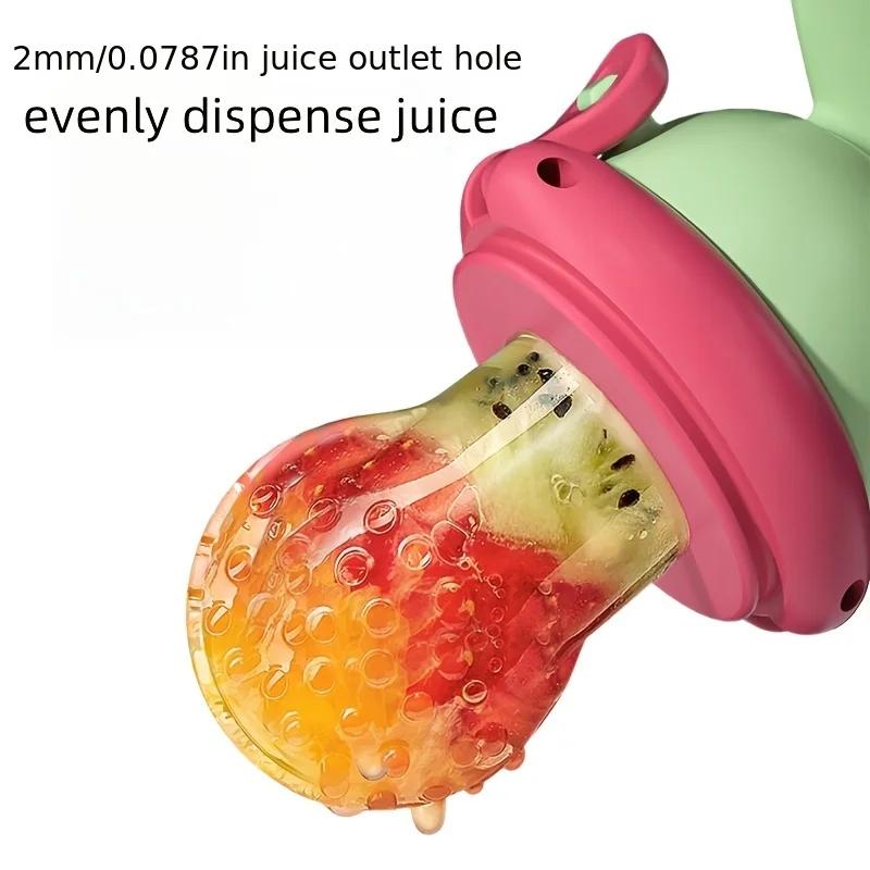 Mangeoire à fruits pour bébé de Type poussoir rotatif dinosaure, mangeoire à aliments frais en Silic