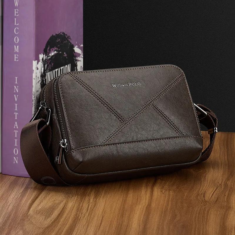 Sac à bandoulière décontracté pour hommes, petit sac à dos personnalisé, sac fourre-tout multifoncti