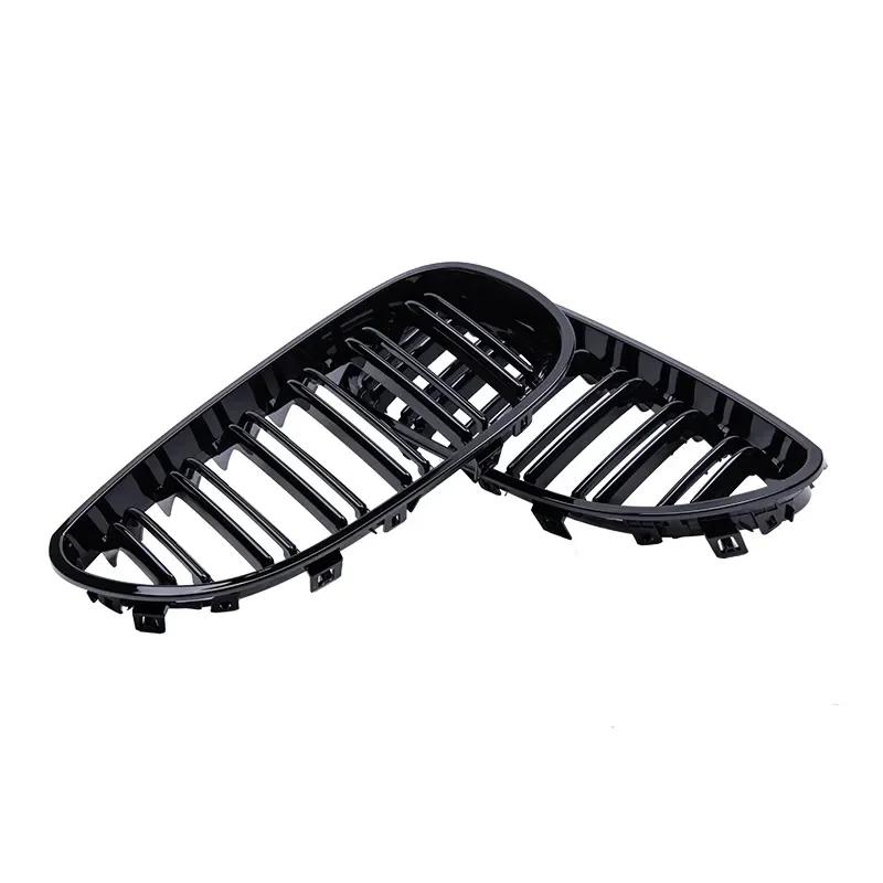 Pulleco Grille de pare-chocs avant de voiture Grilles de course de rein pour BMW E60 E61 5 série 200