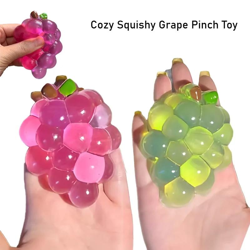 Squishy fruits raisins Fidget jouet presser soulagement du Stress jouet à main Anti-anxiété fruits e