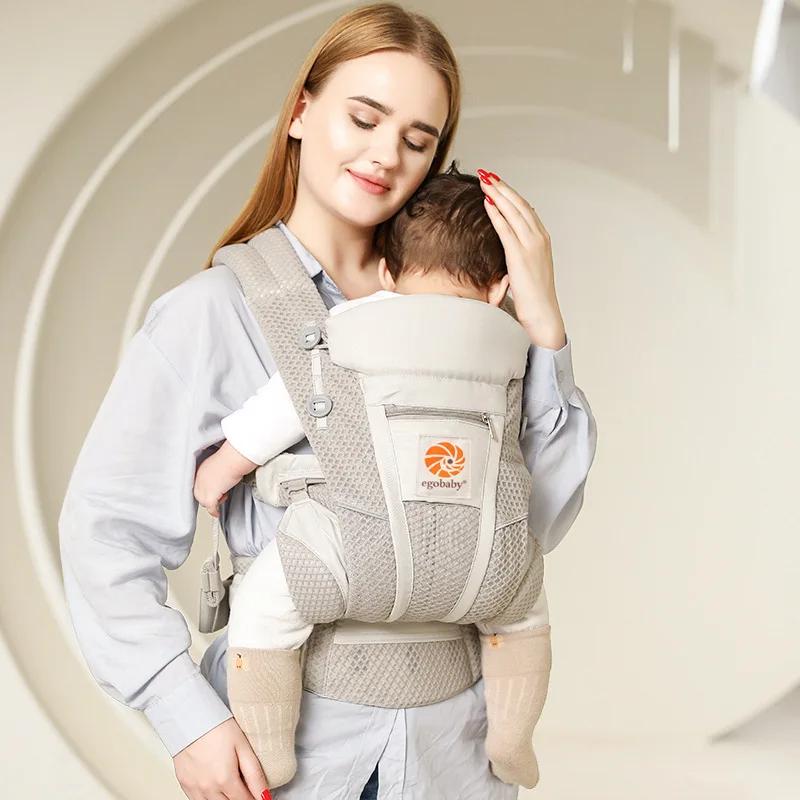 Avec boîte et instructions Breeze 360 Porte-bébé ergonomique Toutes positions Sling Wrap Sac à dos 0