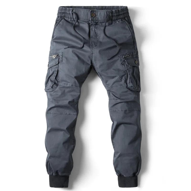 Pantalon Cargo hommes Jogging pantalons décontractés coton pleine longueur tactique militaire pantal