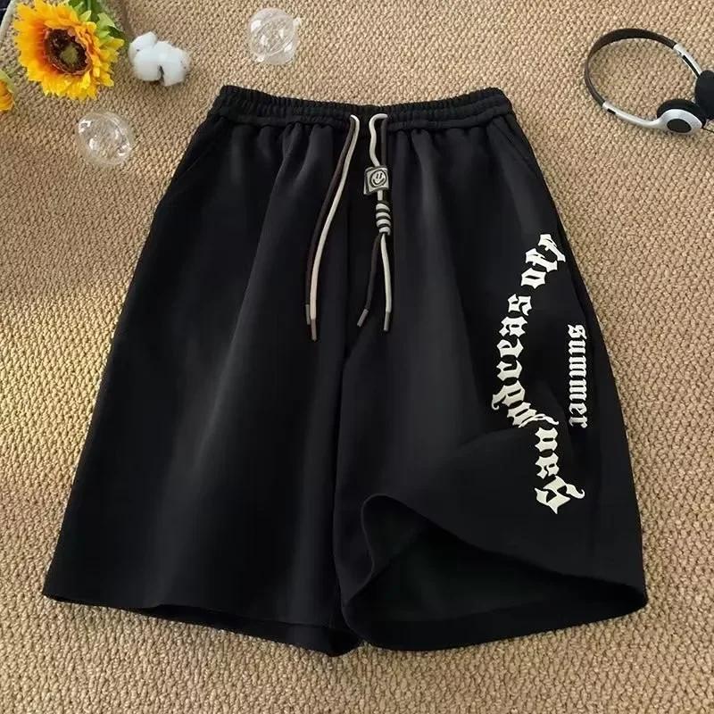 M-5XL hommes Shorts pantalons courts décontractés surdimensionné Shorts de plage rétro lettres impri