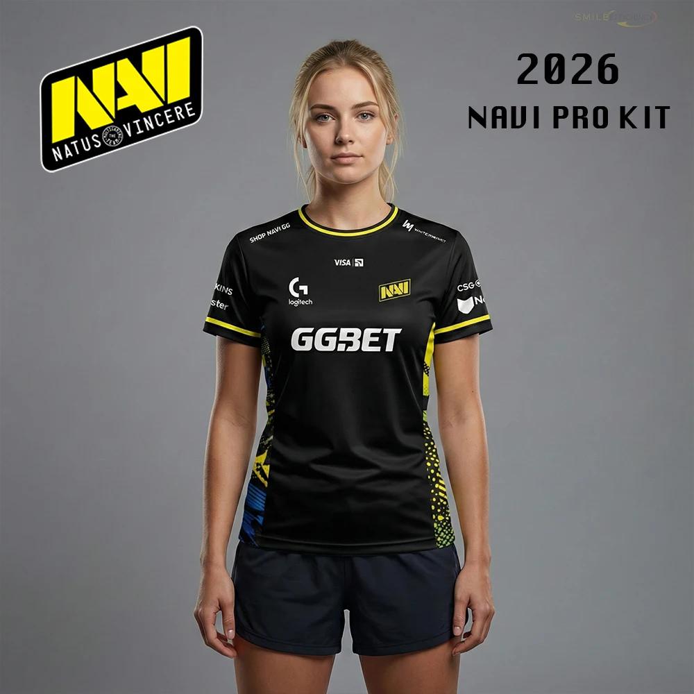 T-shirt de club d'e-sport NAVI 2026, nouveau maillot de jeu CS2 Major, haut respirant à manches cour