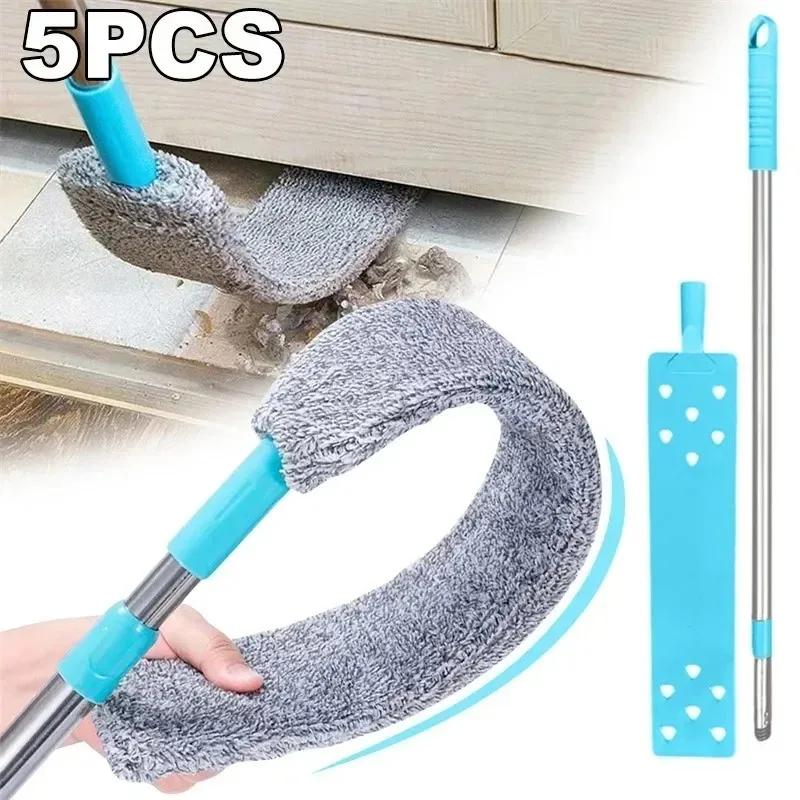 Vadrouille à Long manche, plumeau télescopique, nettoyeur de poussière, brosse de canapé de chevet p