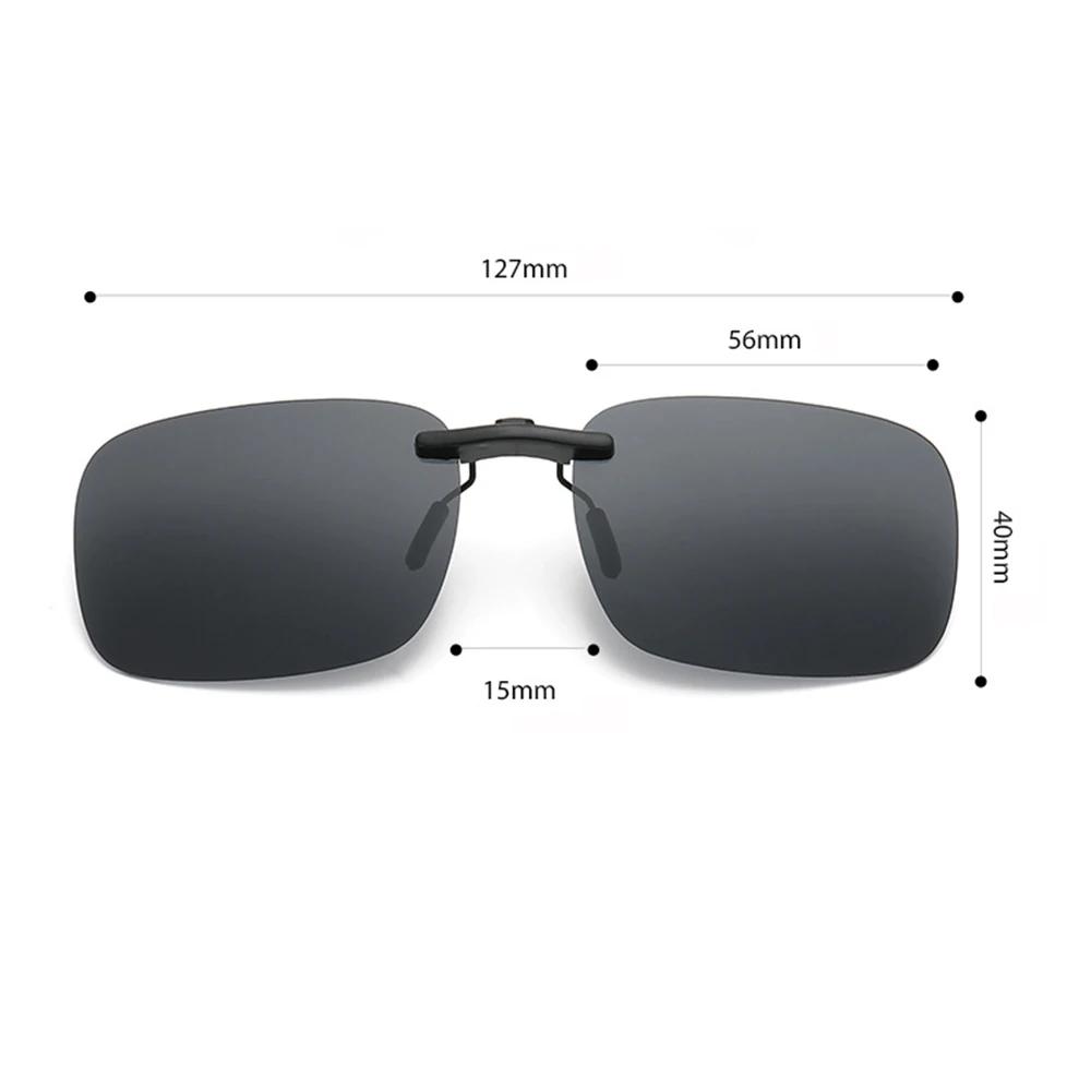 KLASSNUM-Lunettes de soleil polarisées sans monture pour hommes et femmes, verres à clipser étroits,