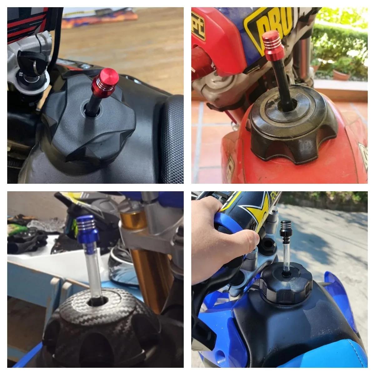 Bouchon de réservoir d'essence universel en aluminium CNC avec aération pour CR CRF YZ YZF K.T.M RMZ