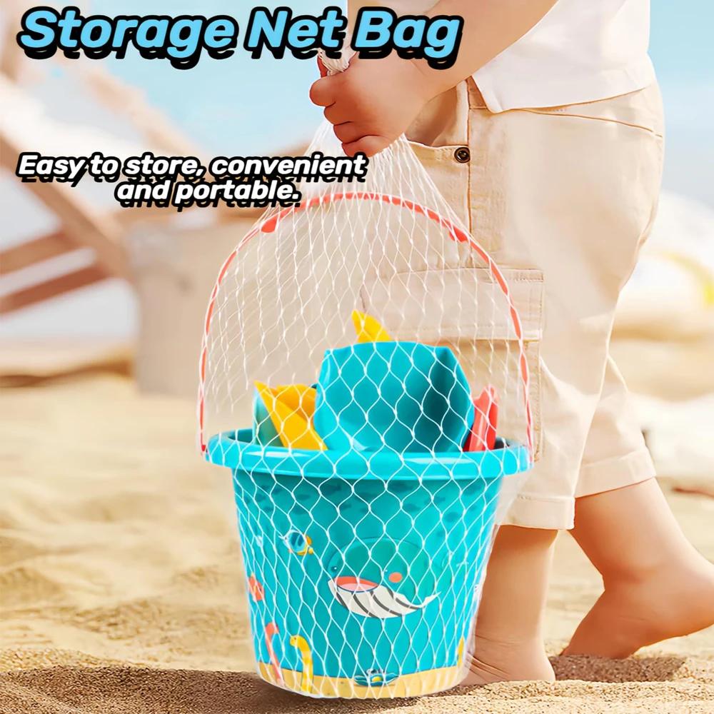 Ensemble de jouets de sable de plage 18 pièces, plastique Durable, ensemble de jeu de plage de pisci