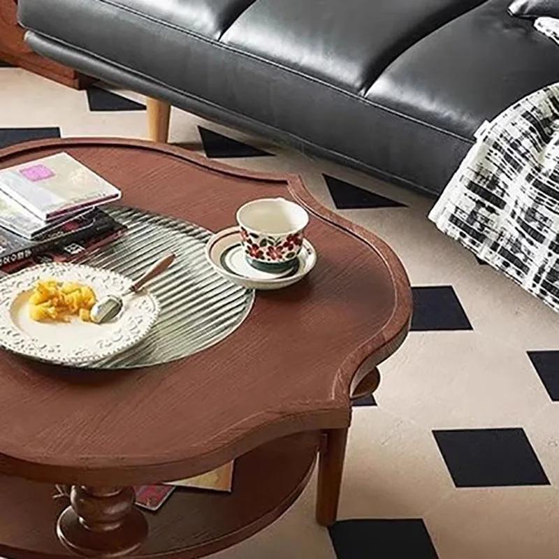 Table basse Unique à la mode Glam avec rangement chambre Table basse minimaliste Table De Salon mode
