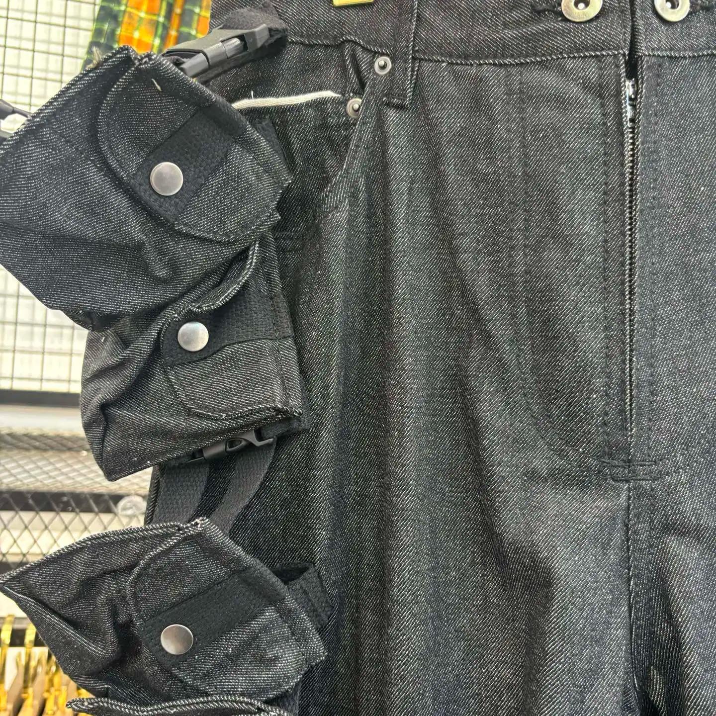 MIJKO – short original unisexe, jean tactique multifonctionnel, vêtements d'extérieur fonctionnels, 