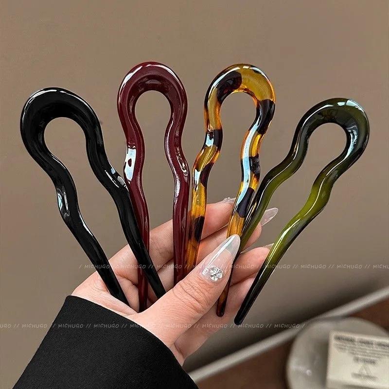 Pince à cheveux en acétate vintage pour femmes et filles, pince à cheveux papillon doux, barrettes e