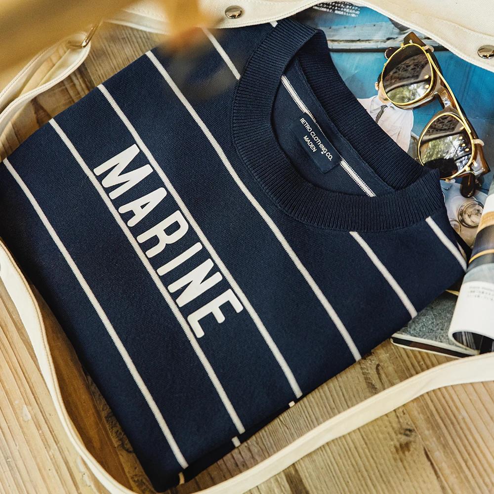 Maden-T-Shirt manches courtes pour hommes, estival et respirant, avec lettres imprimées