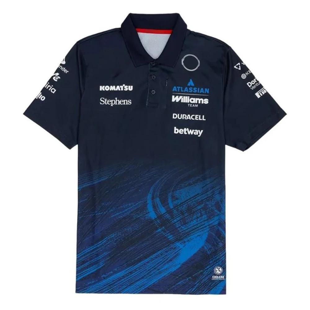 Nouveau Polo Williams Racing 2026 Carlos Sainz 55 Alex Albon 23 T-shirt de Sport Extérieur à Séchage