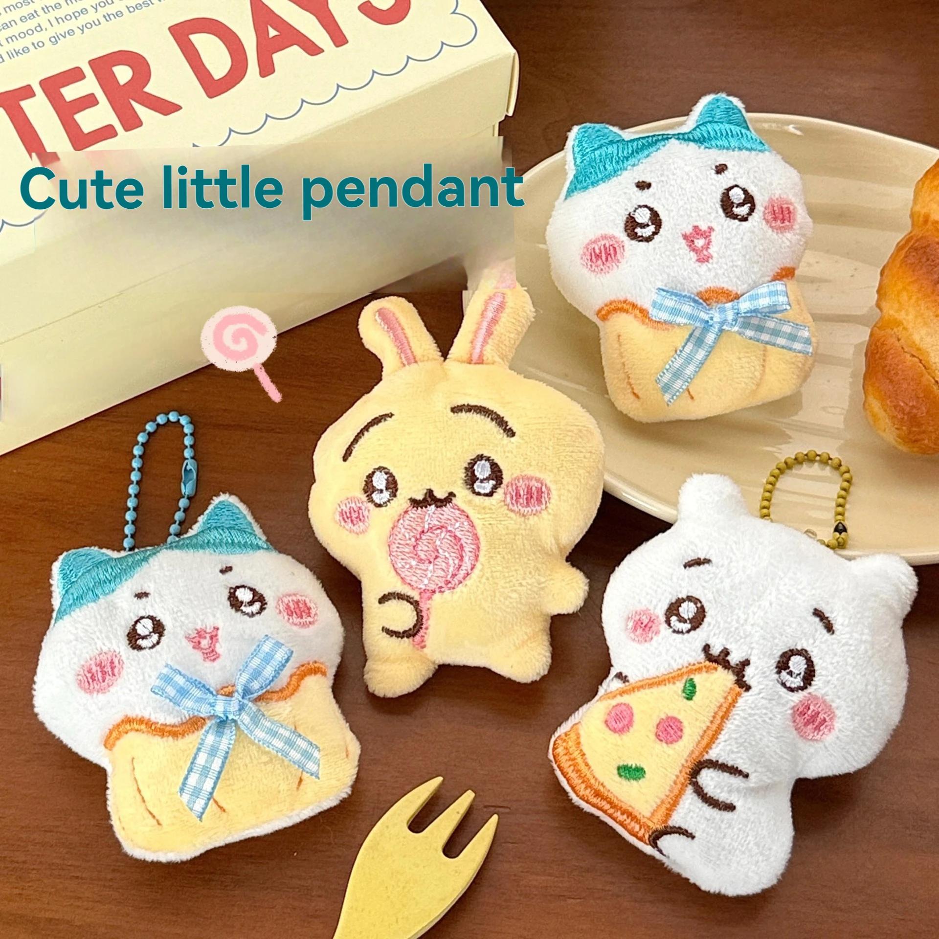 1/3 pièces Chiikawa mignon en peluche dessin animé poupée pendentif broche sac à dos porte-clés déco