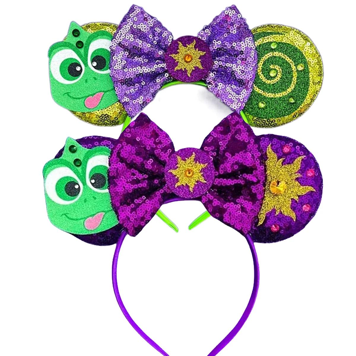 Mickey Mouse grenouille Prince princesse oreille bandeau pour adultes enchanté Rose bandeaux femmes 