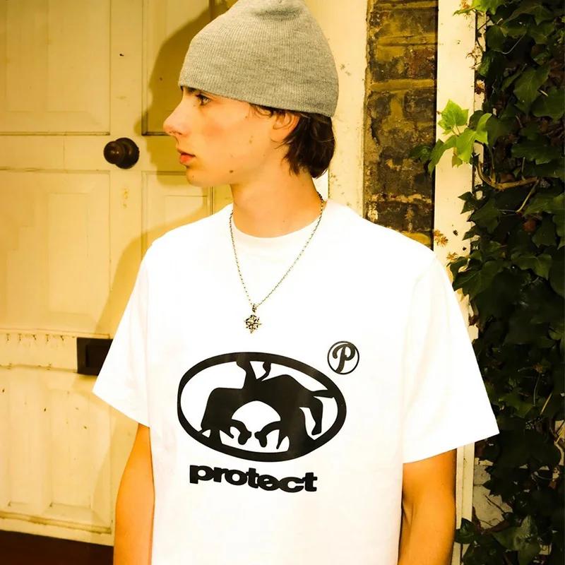 T-Shirt manches courtes pour hommes, surdimensionné, 100% coton, graphique, Harajuku, Vintage, mode 